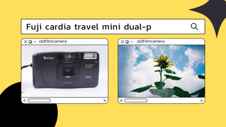 ภาพตัวอย่างกล้องฟิล์ม Fuji cardia travel mini dual-P